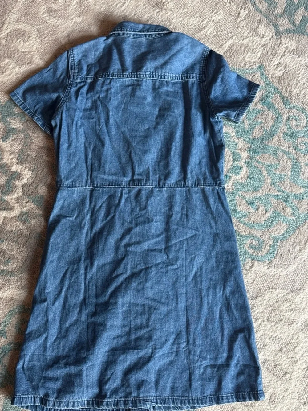 GAP Kids Dark Blue Denim Shirt Dress